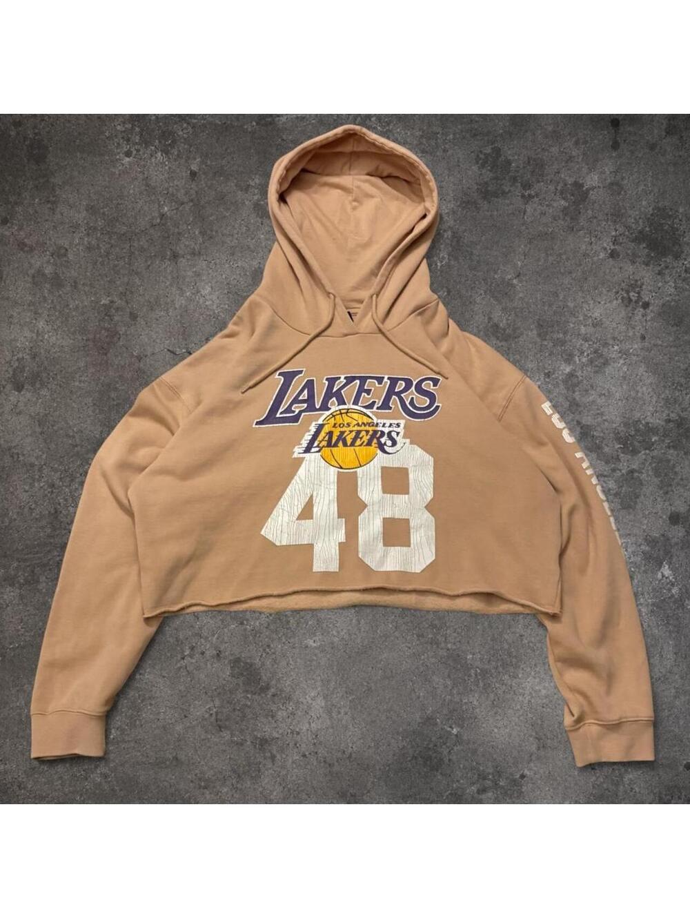 NBA Women's Tan and Brown Hoody